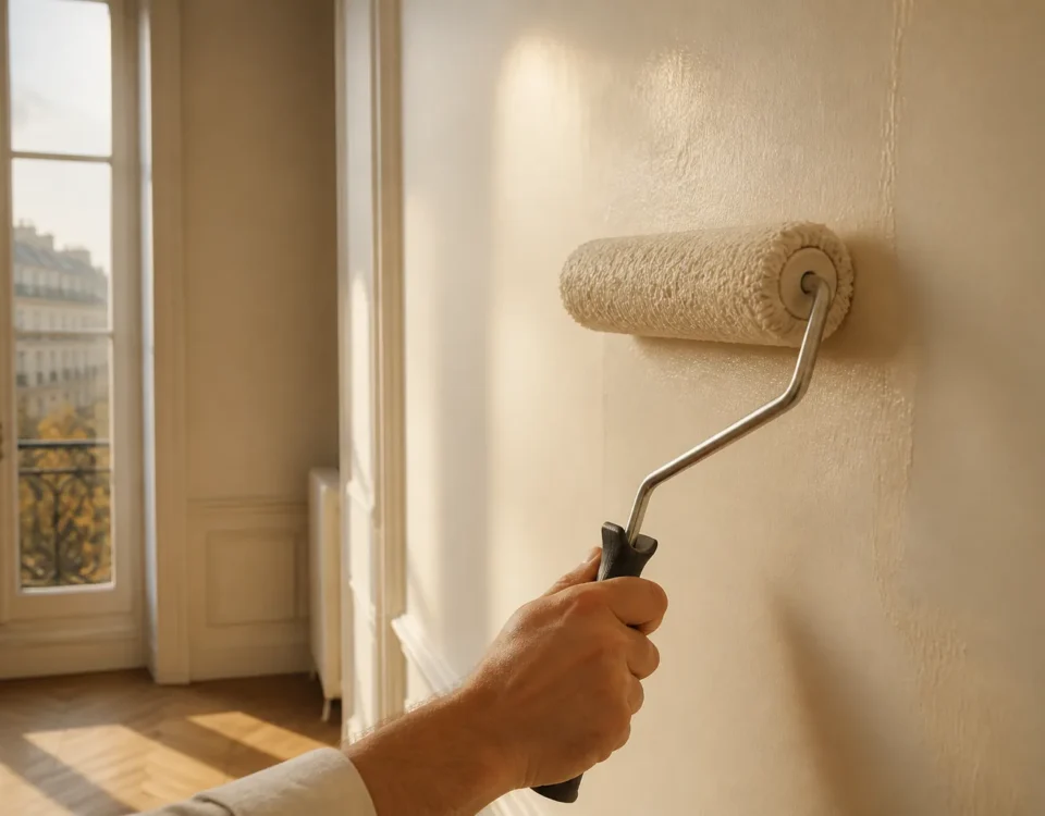How to paint a wall in 6 hours