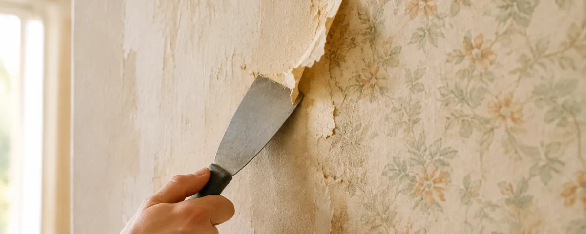 Remove old wallpaper without damage