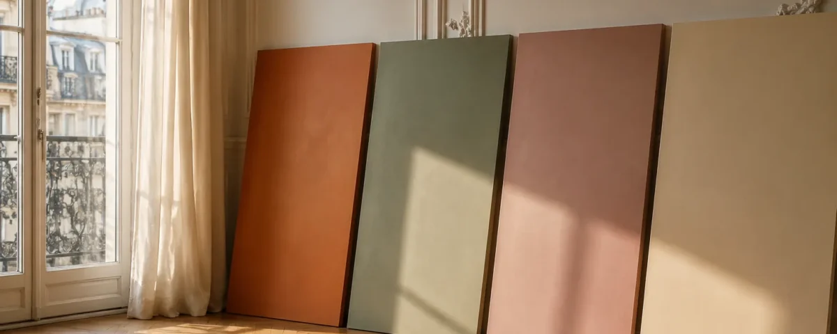 Choose paint colours by light