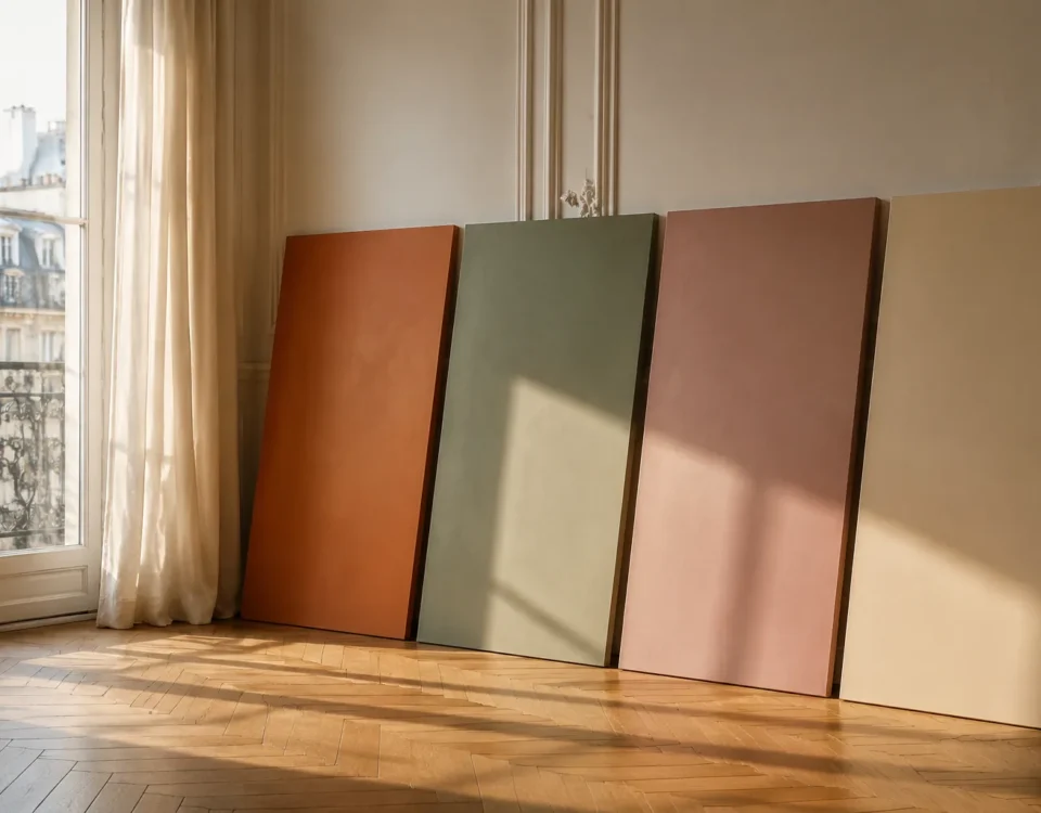 Choose paint colours by light